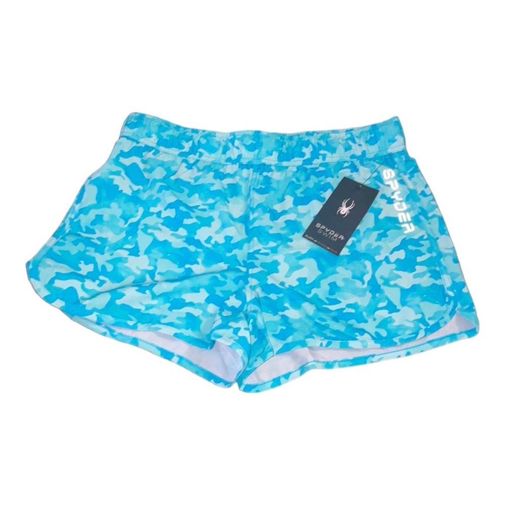 NWT Spyder Blue Swim Bottoms